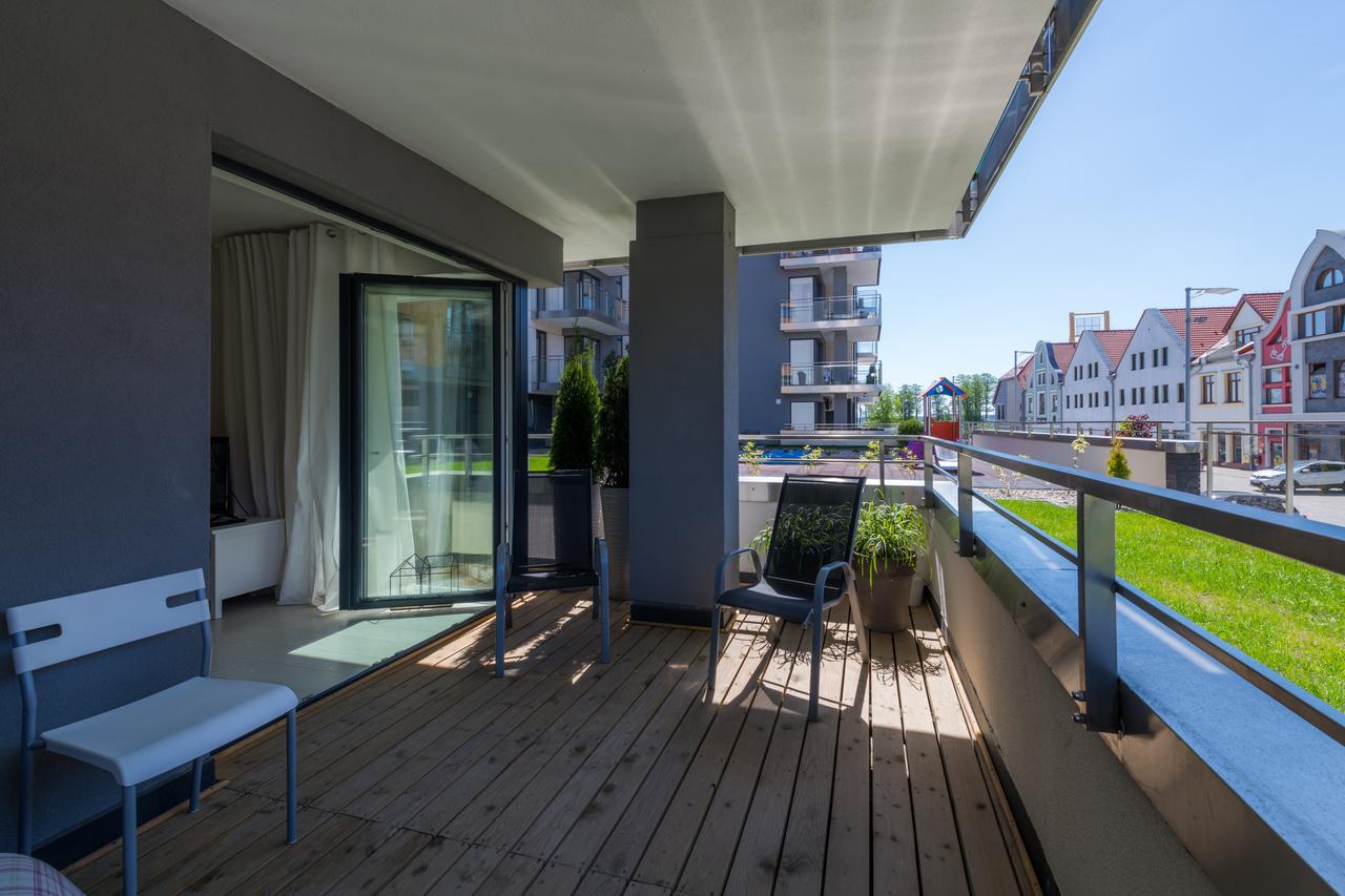 Widok Na Mazury Apartament Przy Porcie Lötzen Exterior foto